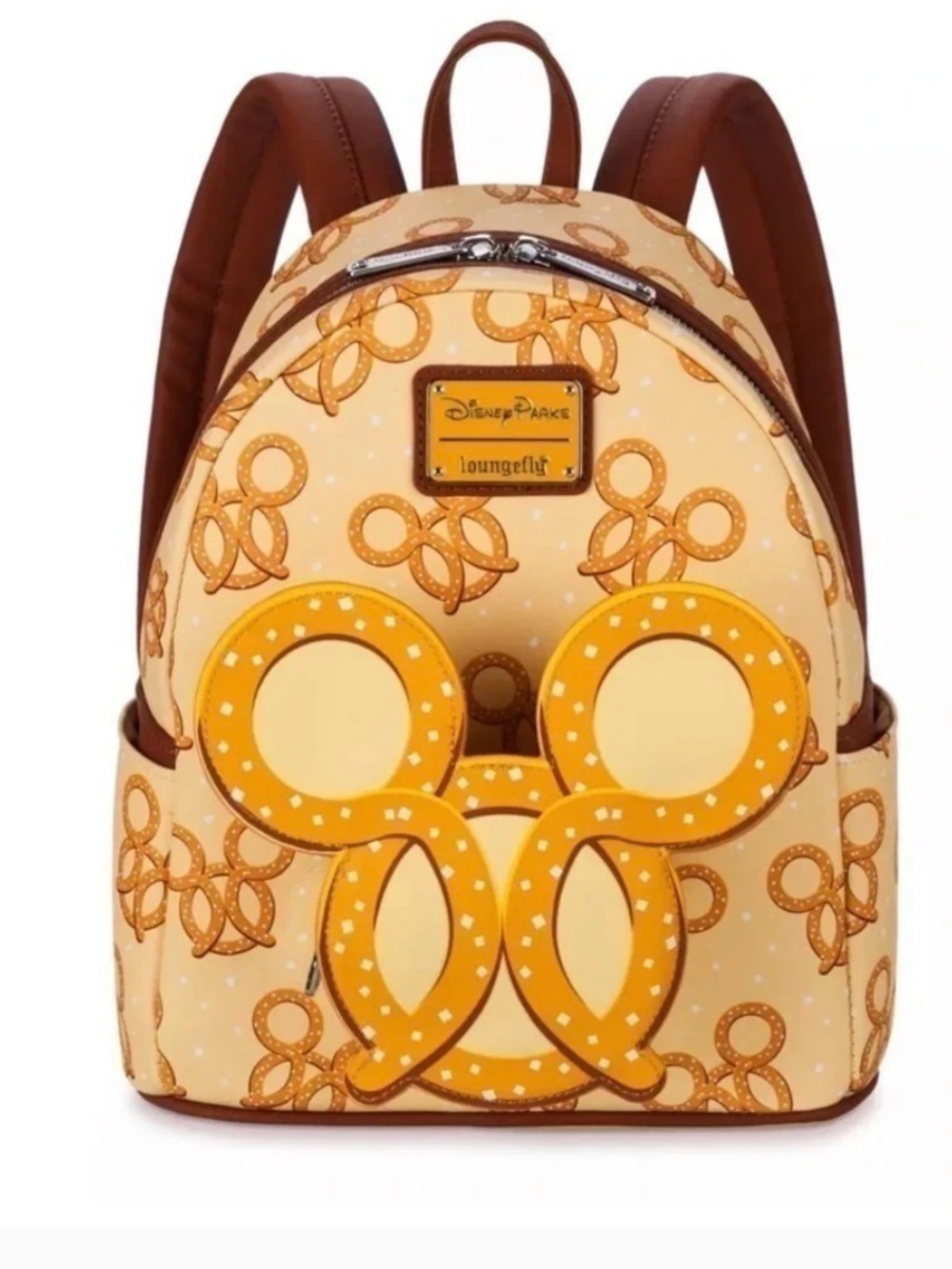 Loungefly Disney Mickey Pretzel Mini Backpack - Picture 3 of 3